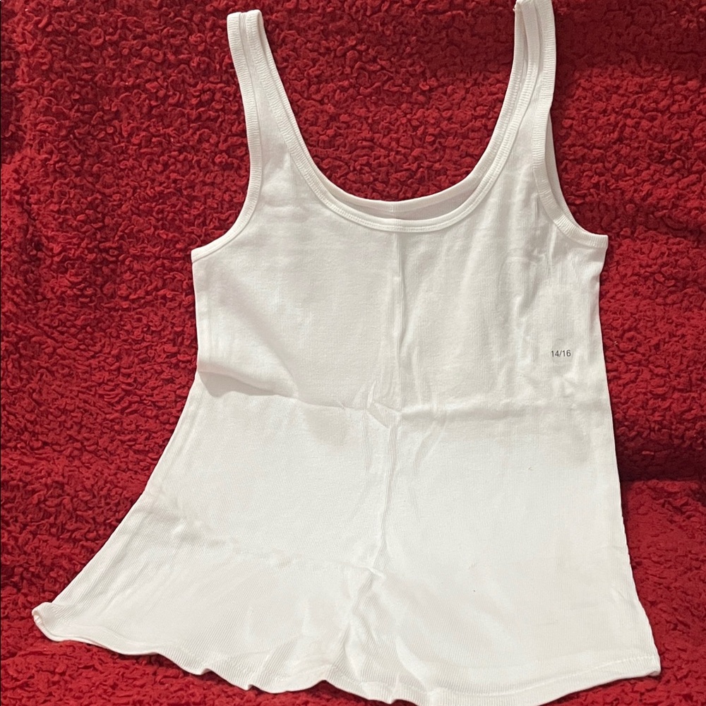 Lane Bryant White Tank Top